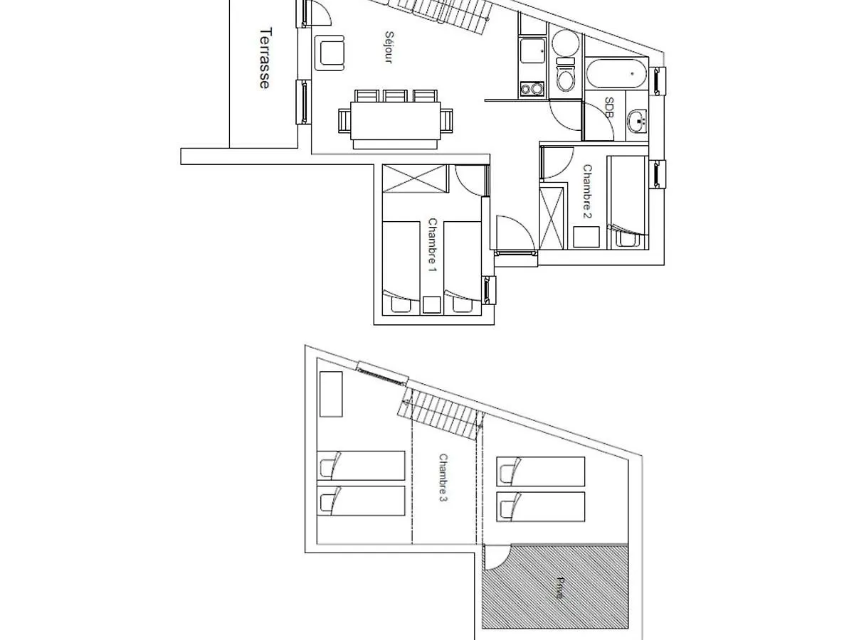 Duplex 8 Pers Avec Mezzanine, Casier A Skis Inclus - Fr-1-452-201 Saint-Martin-de-Belleville Apartment