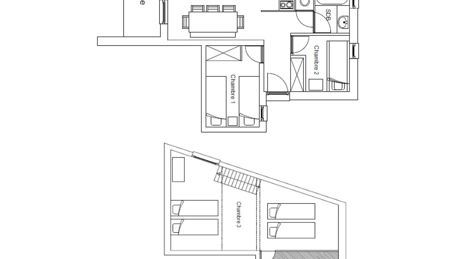 Duplex 8 Pers Avec Mezzanine, Casier A Skis Inclus - Fr-1-452-201 سان-مارتن-دي-بيفيل شقة